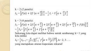 INTEGRASI NUMERIK