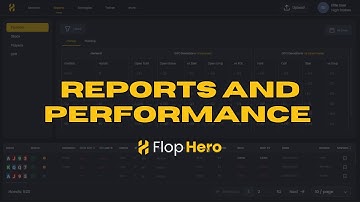 Reports and Performance Insights -  Find Leaks and Analyze GTO Deviations