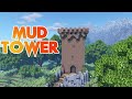 Minecraft: How to build a simple Mud Tower [ Tutorial ]