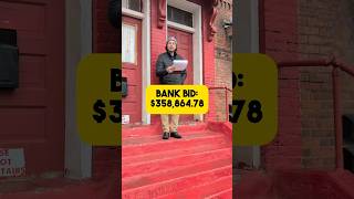 Investor Reacts to High Bank Bid at Auction!