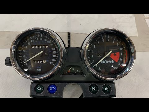 Kawasaki ZRX1100 clocks repair - YouTube