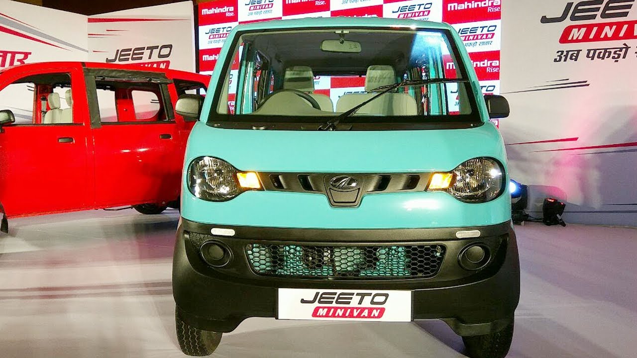Mahindra Jeeto Minivan Launched At INR 