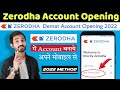 Zerodha demat account opening 2022  how to open account in zerodha  zerodha account opening online