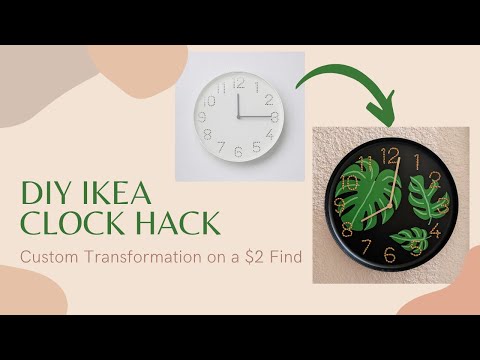 DIY IKEA CLOCK HACK | $2 IKEA Flip with Me! | Beginner-Friendly Tutorial