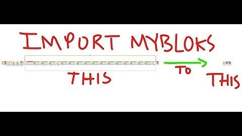 How To Import My Blocks In LEGO EV3