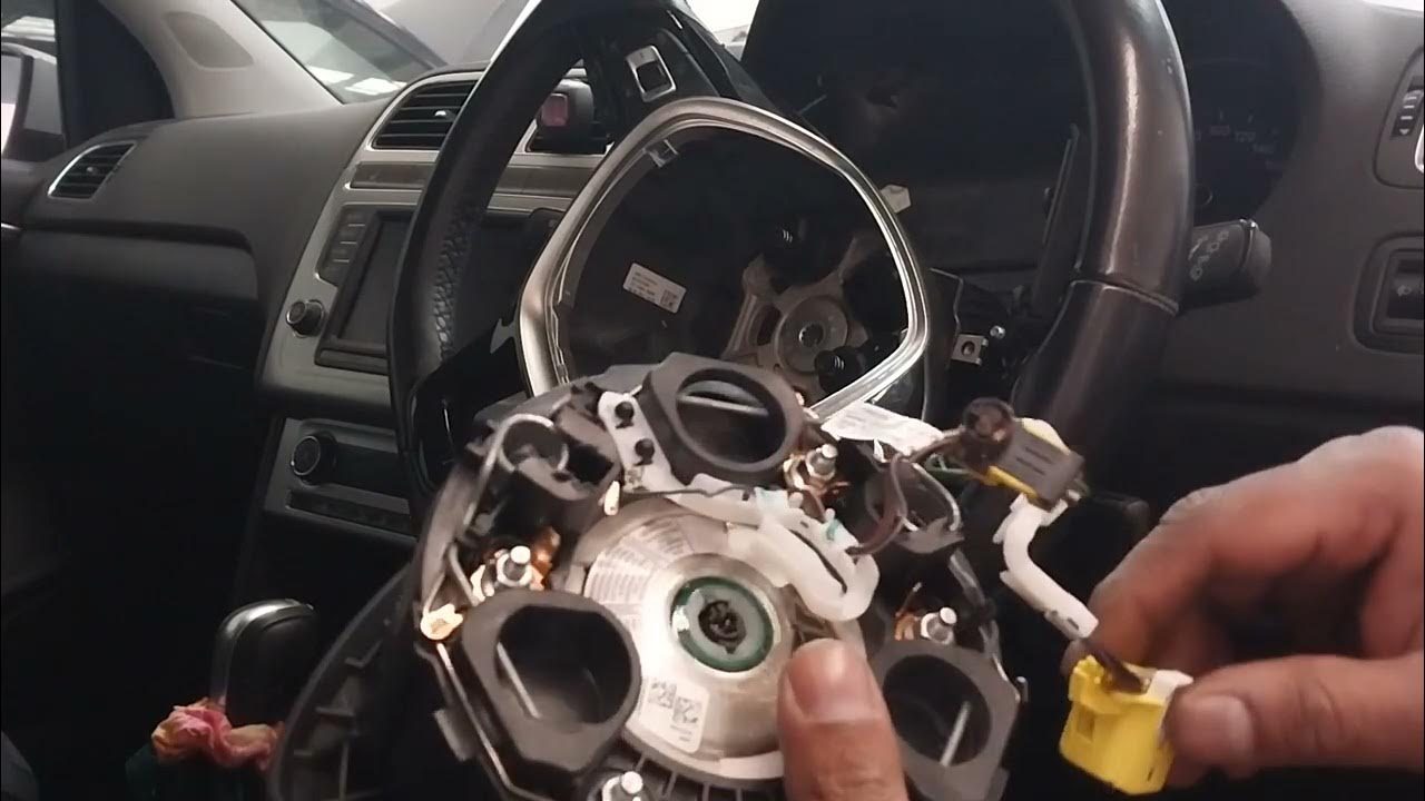 How To Replace VW Polo Clock Spring #Car Clock spring change #How to