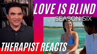 Love Is Blind - Touch longing - Season 6 #35 - Therapist Reacts