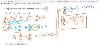 Section 3.5: Implicit Differentiation