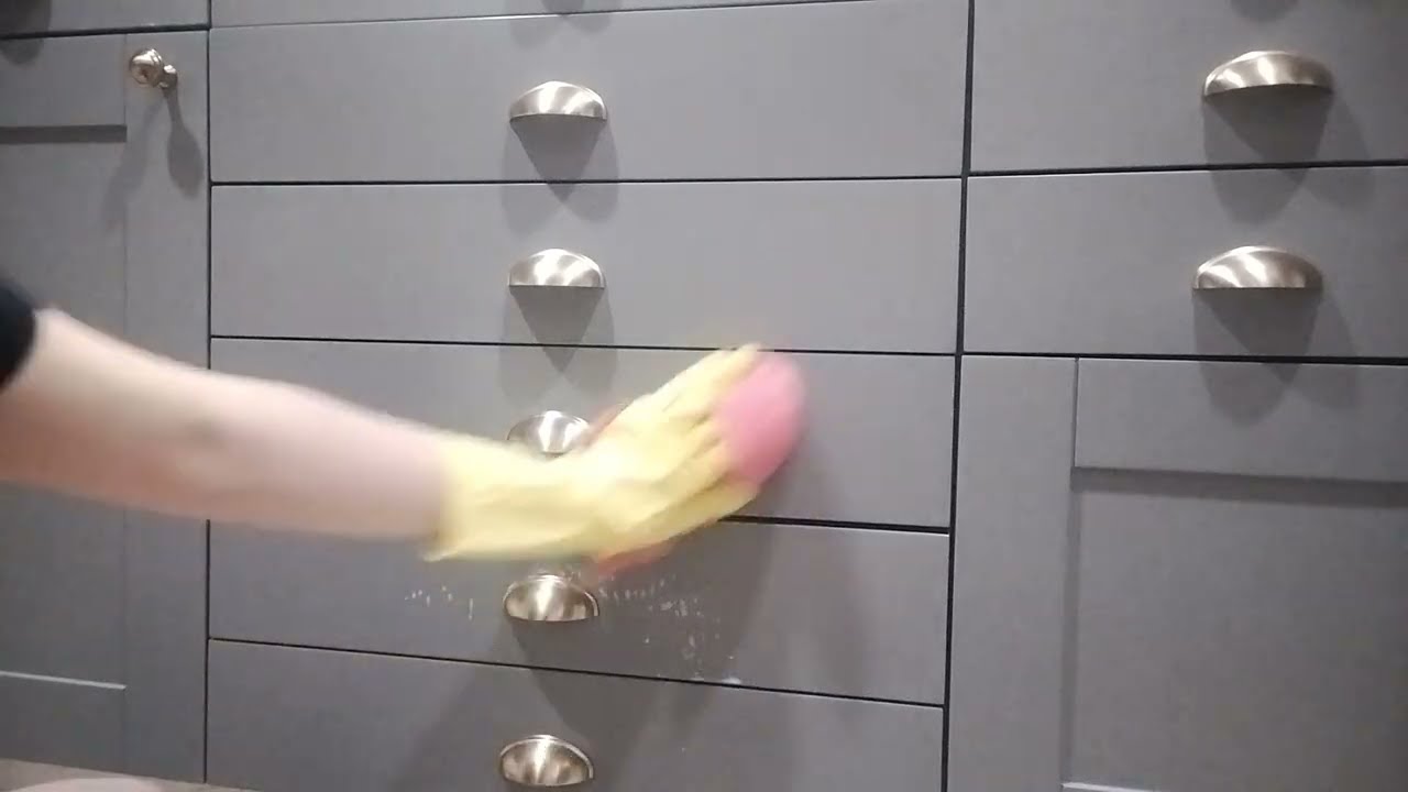 ASMR for Sleep 😴 | Cupboard Cleaning | No Talking | Gloves & Wiping