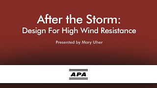 After the Storm: Building for High Wind Resistance