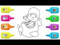 How to Draw Pocoyo Step by Step for Kids 🎨