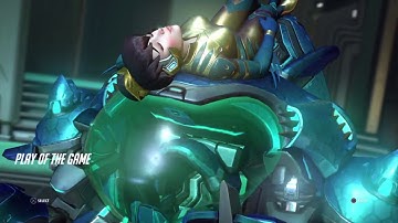 Overwatch: quintuple kill play of the game as D.Va