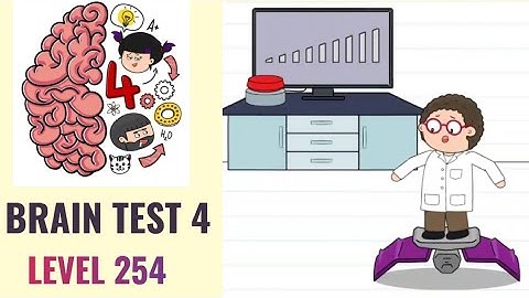 🧠 Brain Test 4 Level 254 | Doctor Worry must test his new glider | Walkthrough