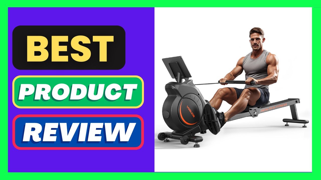 YOSUDA Magnetic/Water Rowing Machine for Home - Rower Machine Use