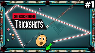 8 Ball Pool | Subscriber#1 trickshots gameplay | Indirect shots accuracy like level 999