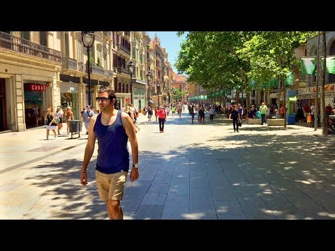 BARCELONA WALK | Portal de l’Àngel - Popular Shopping Street | Spain