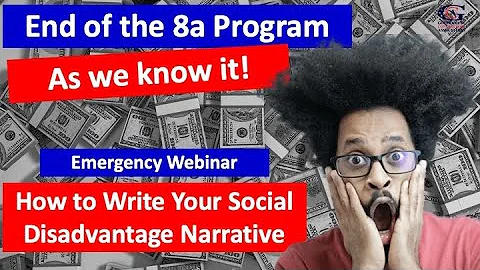 How to Write Your 8a Social Disadvantage Narrative