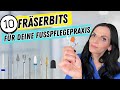 Diese 10 FRÄSERBITS brauchst du in deiner FUSSPFLEGEPRAXIS | Podologie &amp; Fußpflege Tutorial