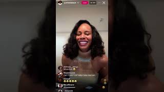 Tia Kemp ‘Yuntie’ Prank Calling Fans on Instagram Live screenshot 1