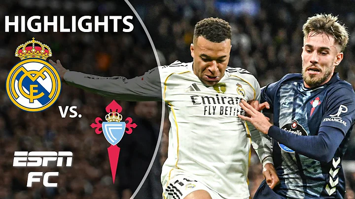 INTENSE MATCH 🍿 Real Madrid vs. Celta Vigo | LALIGA Highlights | ESPN FC