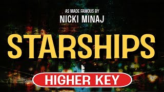 Starships (Karaoke Higher Key) - Nicki Minaj