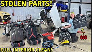 Full Rebuilding A Wrecked Lamborghini Aventador SV Part 6 Update