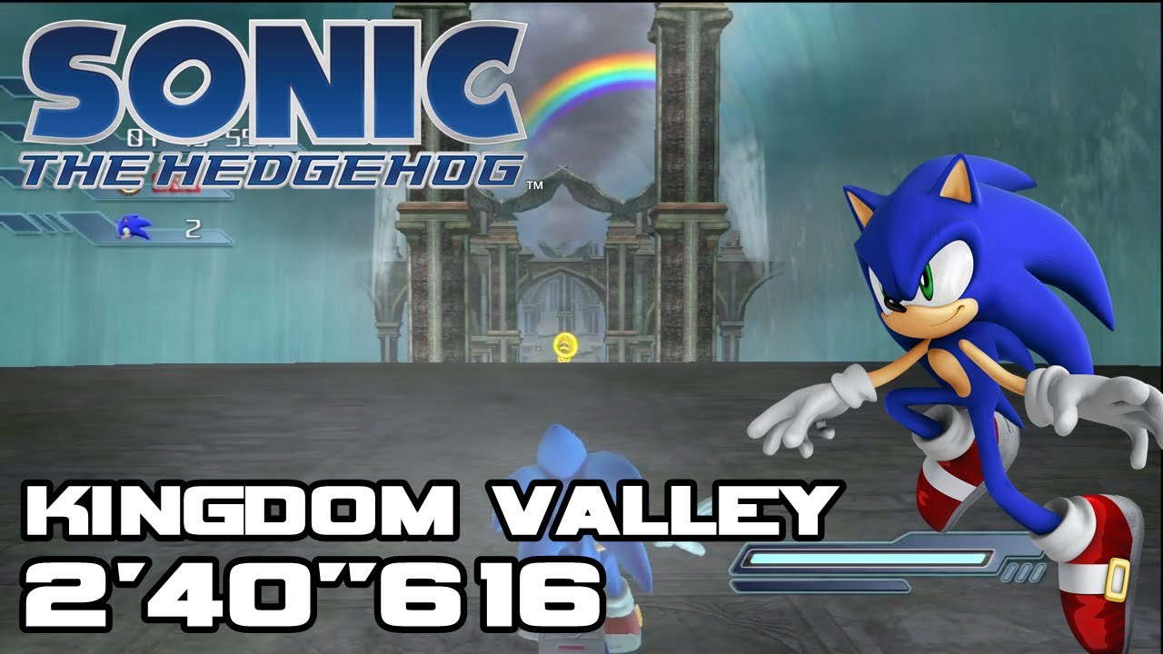 Sonic 06 Kingdom Valley Sonic Speed Run 2 40 616 Youtube
