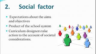 FACTORS INFLUENCING ON CURRICULUM DEVELOPMENT (Slides)