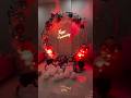happy anniversary decoration || balloon decoration  #anniversary #shorts #balloondecoration #song