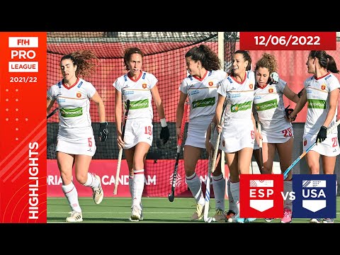 FIH Hockey Pro League Season 3: Spain vs USA (women) - Game 2 highlights