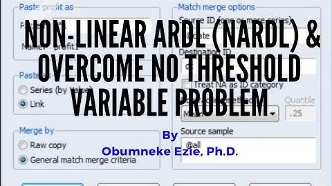 EViews: Nonlinear ARDL (NARDL) & Overcome No Threshold Variable Problem (Estimation& Interpretation)