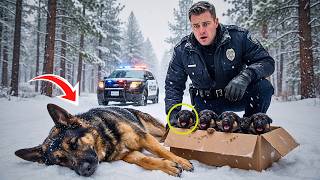 A Broken Officer Found a Dead Mother Dog and Six Abandoned Puppies by the Road — Then He Did This...