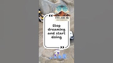 Stop dreaming and start doing | Create Your CV, Apply It, Repeat Until You Succeed #fifo #mining