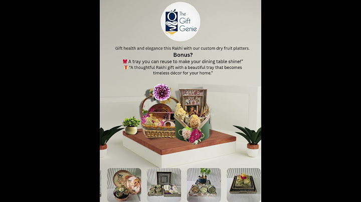 How to create hamper for gift? 9560961177