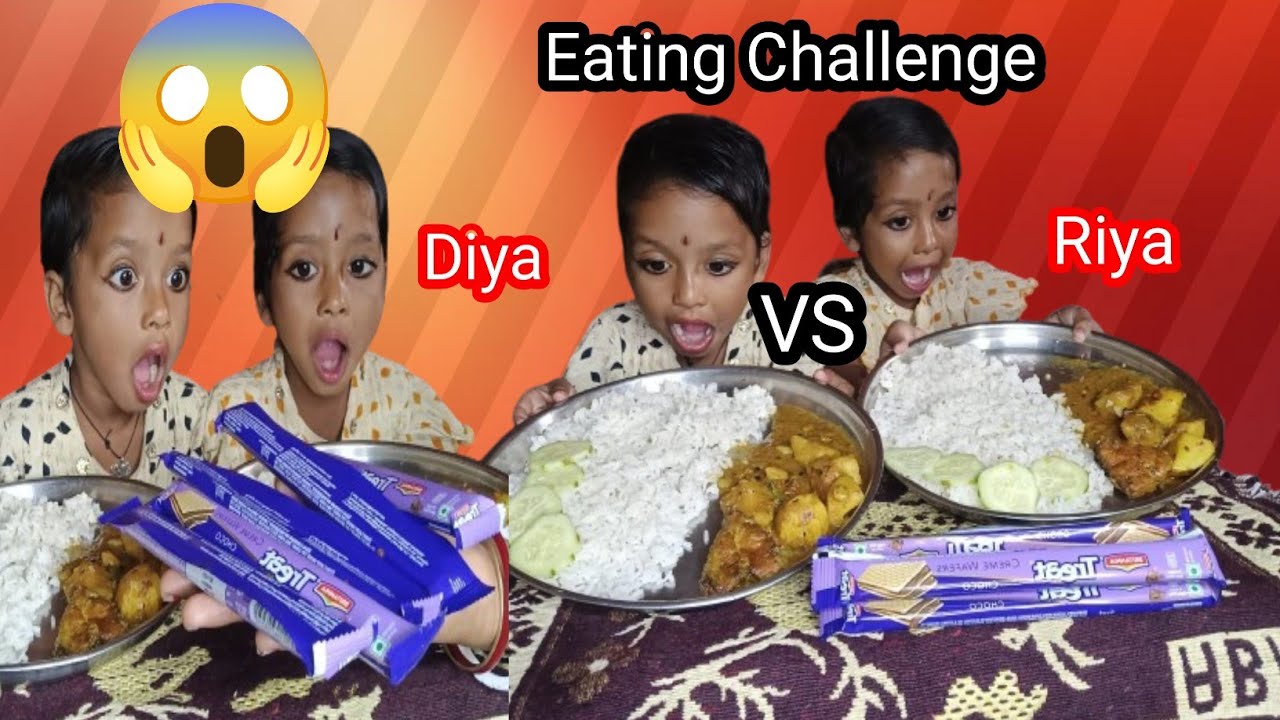 Eating Challenge video🔥🔥।। Bengali food Challenging video diya vs riya ...