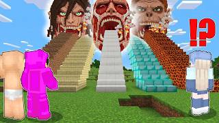 IF YOU CHOOSE THE WRONG ATTACK ON TITAN STAIR, YOU DIE! -...