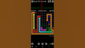 How To Solve Flow Free Jumbo Rainbow Pack Level 79 12x12 Board Walk Through Solution Walkthrough