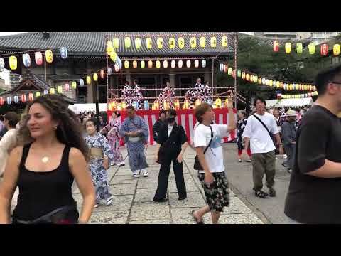 チャンチキおけさ ① 　浅草 東本願寺 盆踊り 20230822