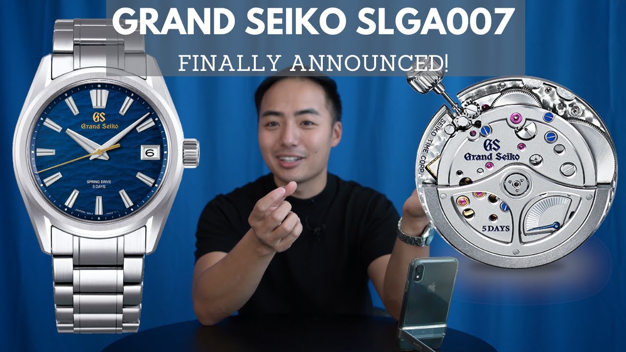 Grand Seiko SLGA007 Limited Edition Press Release REACTION 2021 - YouTube