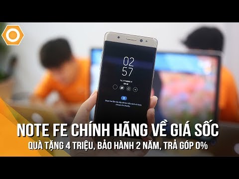 Video Note FE chính hãng về giá sốc: Quà tặng 4 triệu, trả... - youtube