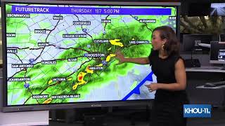 MIDDAY UPDATE: Cold front brings heavy rains to Houston area