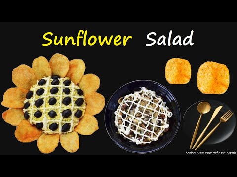 Video: Sunflower Salad Na May Chips