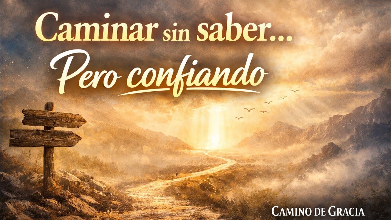 Caminar sin saber el destino, pero confiando en Dios #reflexiondiaria #fé #confianza #diosguia 