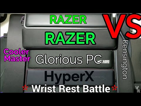  New Wrist Rest Battle VS - Razer - HyperX - Cooler Master - Glorious PC - Kensington