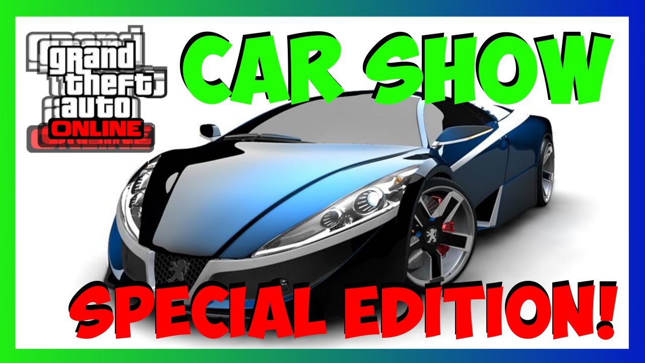 GTA 5 "CAR SHOW" DLC CARS, MODDED PAINT JOBS (GTA V ONLINE) MODDED