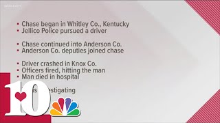 TBI: Officers shoot and kill driver who led them on pursuit from Kentucky to Knox County