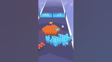 Gameplay count master crowd Runners 3D 1