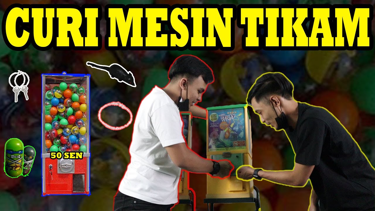 CURI MESIN TIKAM DEKAT KEDAI | FARIS AZRI