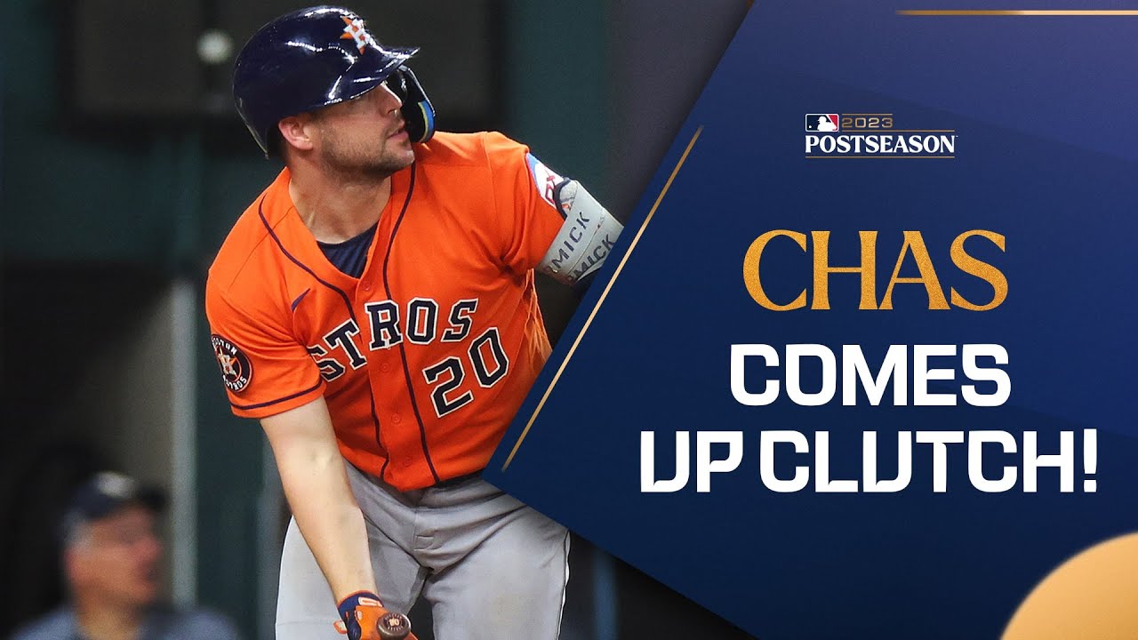 The Astros keep crushing! Chas McCormick adds to their lead in ALCS Game 4!