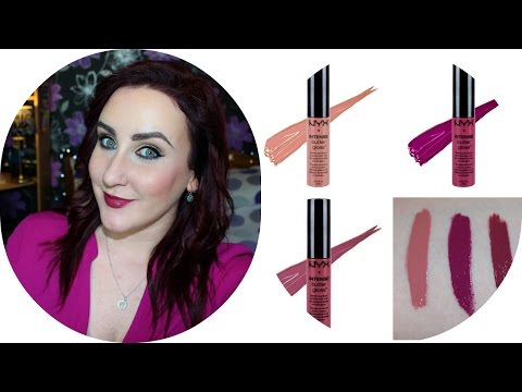 NYX Intense Butter Glosses Swatches & Review 💋 